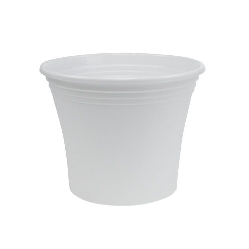 kohteita Muovinen ruukku “Irys” valkoinen Ø17cm K14cm 1 kpl