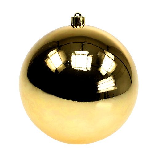 Muovipallo kultaa pieni Ø14cm 1kpl