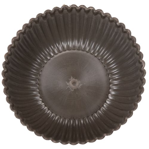 Ribattu kulho, antrasiitti, koristekulho, pyöreä, 15 cm, 2 kpl | Floristik24.fi