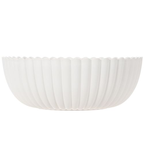 Koristeellinen kulho, uurrettu, suuri koko 25 cm | Floristik24.fi