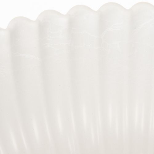 Koristeellinen kulho, uurrettu, suuri koko 25 cm | Floristik24.fi