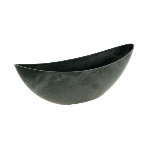 Floristik24 Deco Bowl Planter Antrasiitti 34cm x 11cm H11cm