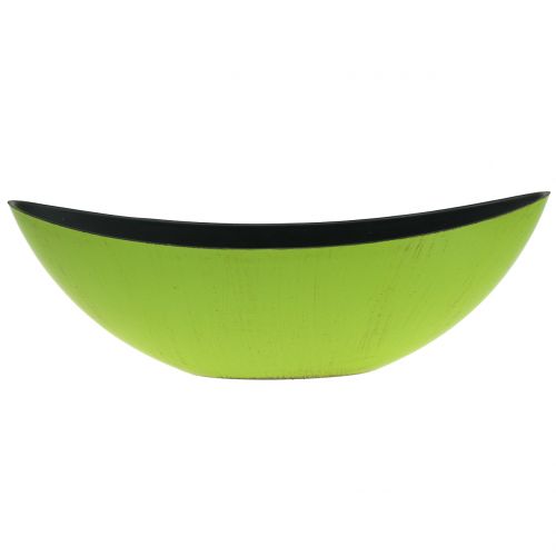 Floristik24 Deco Bowl Plant Kulho Vihreä Musta 34cm x 11cm K11cm