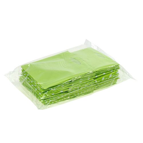 Floristik24 Muovipussi 10,5 cm x 10,5 cm x 10,5 cm Vihreä 12 kpl