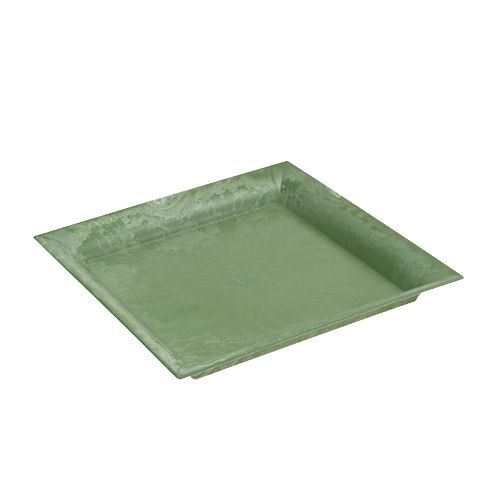 Floristik24 Muovilevy vihreä neliö 19,5 cm x 19,5 cm