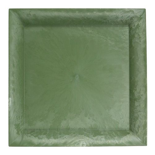 Muovilevy vihreä neliö 19,5 cm x 19,5 cm