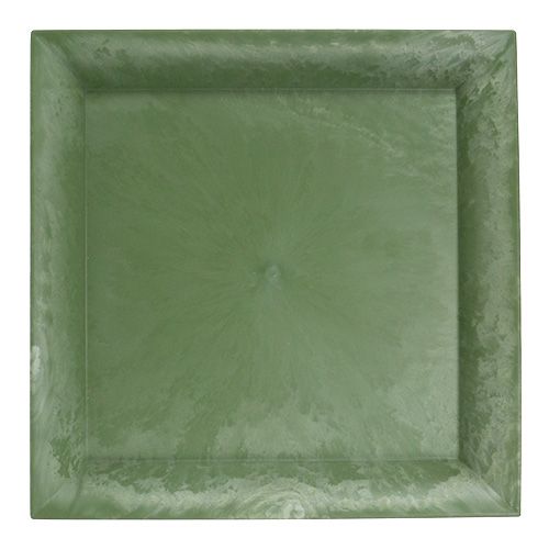 Floristik24 Muovilevy vihreä neliö 19,5 cm x 19,5 cm