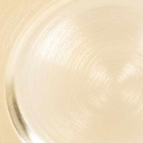 Pienet pyöreät kiiltävät koristelautaset, 17 cm, 6 kpl | Floristik24.fi