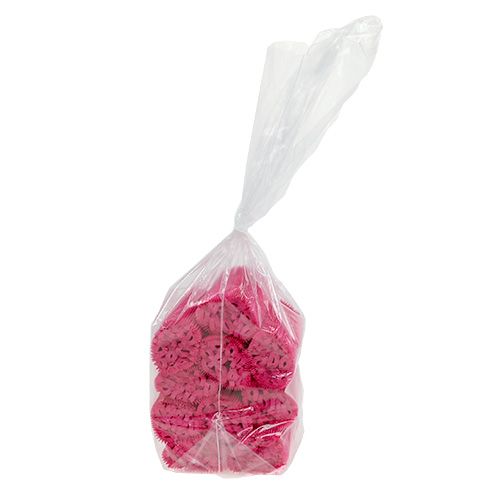 Floristik24 Laskostetut hihansuut Cerise 8,5cm 100 kpl