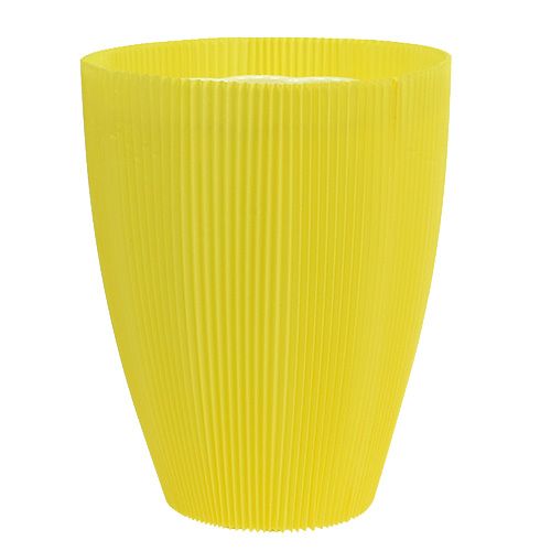 Floristik24 Laskostetut hihansuut keltaiset 18,5cm 100 kpl