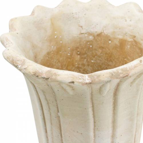 Istutusastia, kuppi tulppaani, koristeellinen kuppi, amfora istutukseen Ø14,5cm K25,5cm