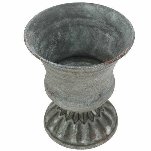 Floristik24 Plant Cup Pikari Antiikkiharmaa Ø7,5cm K9cm
