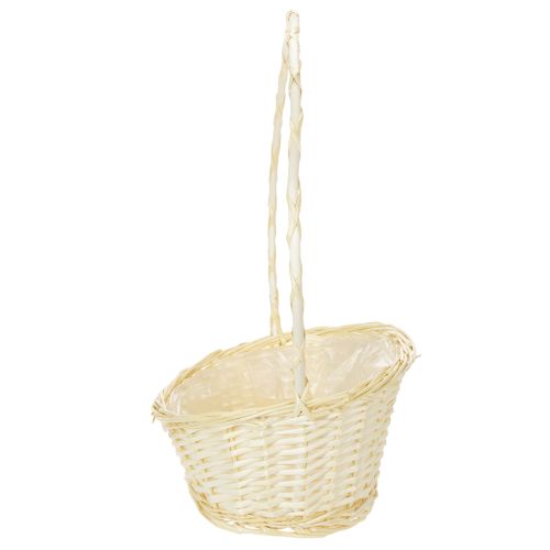 Lahjakori noin 38 cm x 27 cm, vaalea | Floristik24.fi