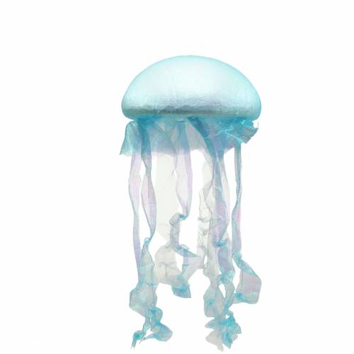 Floristik24 Deco meduusa ripustaa sininen hohtava LED-valo Ø26 H65cm