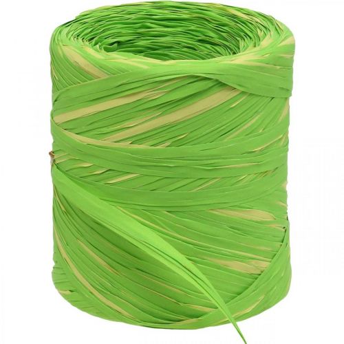Raffia nauha vihreä keltainen lahja nauha raffia 200m