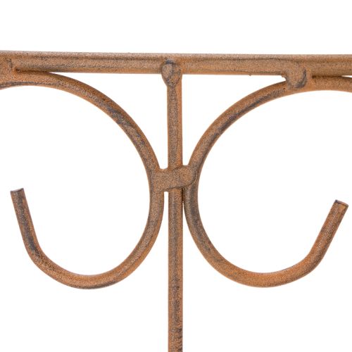 kohteita Metallinen puutarhasäleikkö kukkapenkkeihin ja monipuoliseen puutarhakoristeeseen, 60 cm