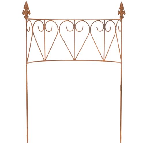 kohteita Metallinen puutarhasäleikkö kukkapenkkeihin ja monipuoliseen puutarhakoristeeseen, 60 cm