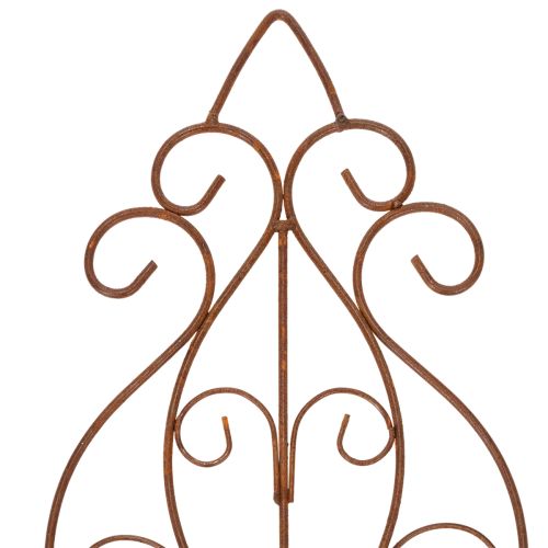 kohteita Romanttisella kuviolla varustettu säleikkö ruusuille ja köynnöksille kukkapenkkeihin, 64 cm