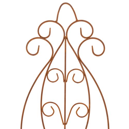 kohteita Metallinen puutarhasäleikkö, koristeellinen tuki köynnöksille, 93 cm