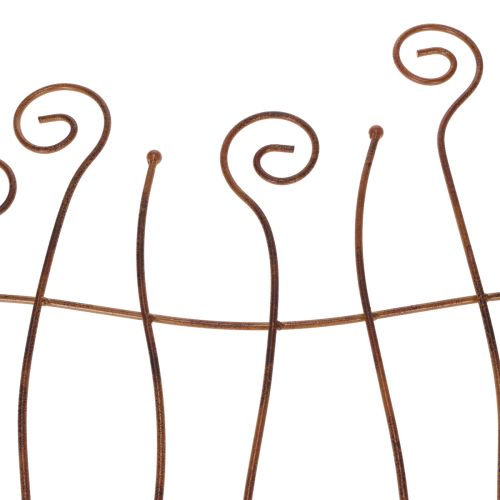 kohteita Säleikkö, kiipeilyapu, kaareva metalli, taiteellinen puutarhakoriste, 72 cm