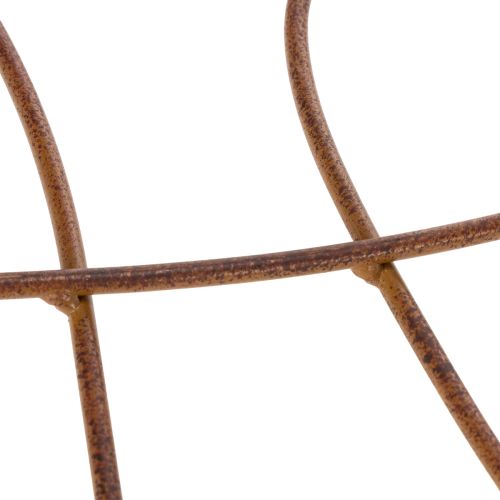 kohteita Säleikkö, kiipeilyapu, kaareva metalli, taiteellinen puutarhakoriste, 72 cm