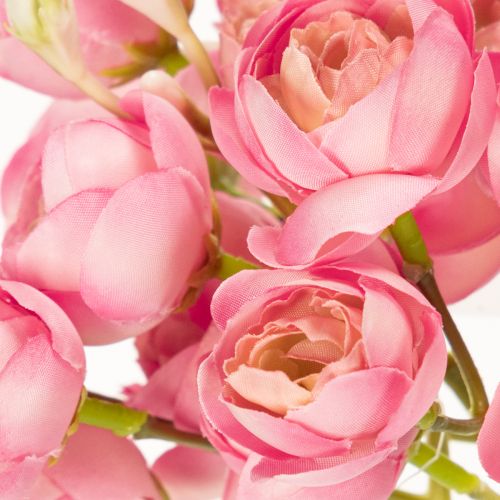 kohteita Keinotekoinen leinikkikimppu, tyylikäs pöytäkoriste, 32 cm, 5 kpl