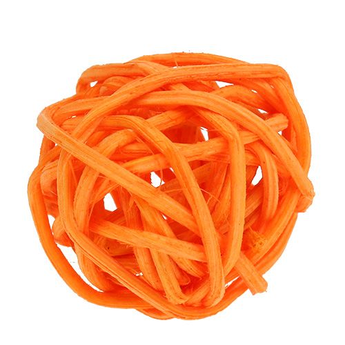 Rottinki pallo oranssi keltainen aprikoosi 72kpl