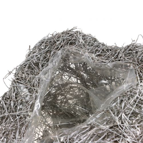 Viiniköynnöksen sydän kasviin valkoinen pesty 35cm x 23cm 1kpl | Floristik24.fi