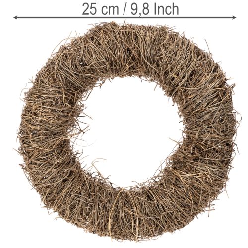 Köynnöskranssi 25 cm askarteluun ja koristeluun