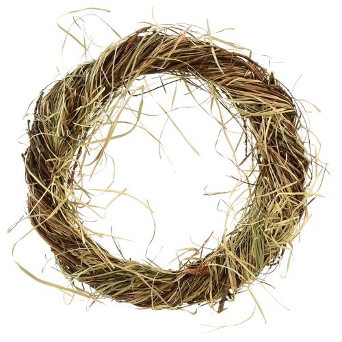 kohteita Viiniköynnösseppele luonnollinen seppele heinänruskealla vihreällä Ø25cm 3 kpl
