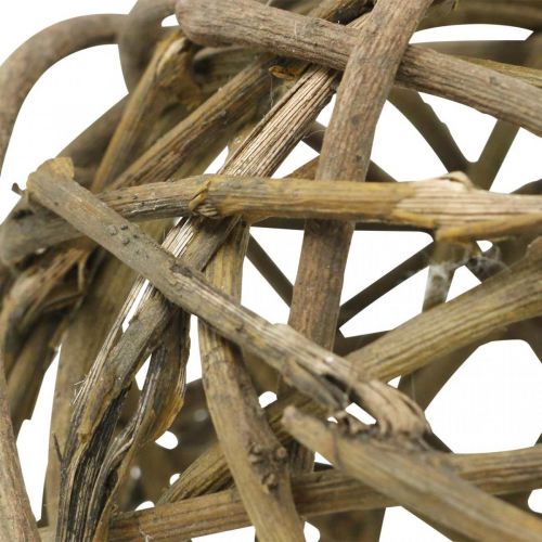 Deco Ball Vine Wood Luonnollinen Tumma Ø15cm