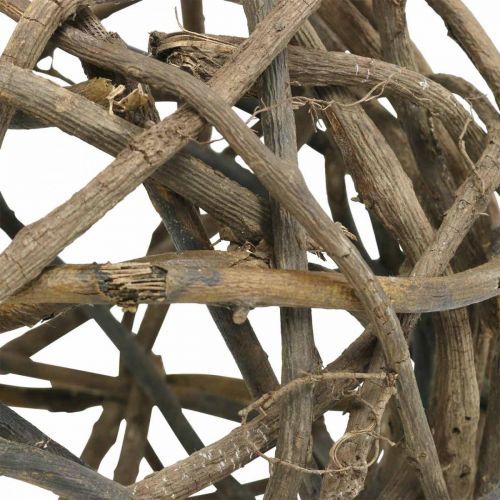 Floristik24 Deco Ball Vine Wood Luonnollinen Tumma Ø25cm