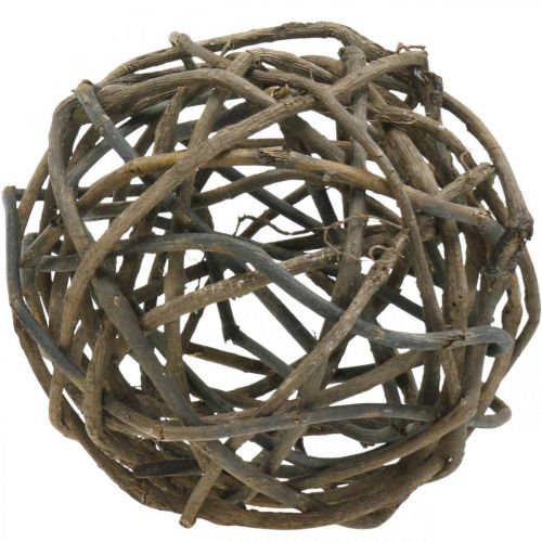 Floristik24 Deco Ball Vine Wood Luonnollinen Tumma Ø25cm