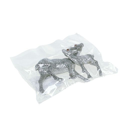 Floristik24 Peura, jossa 10 mm hopeaa kiillolla