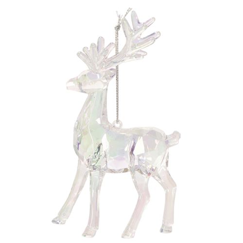 Akryyliset porokoristeet joulukuuseen, 14 cm, 4 kpl | Floristik24.fi