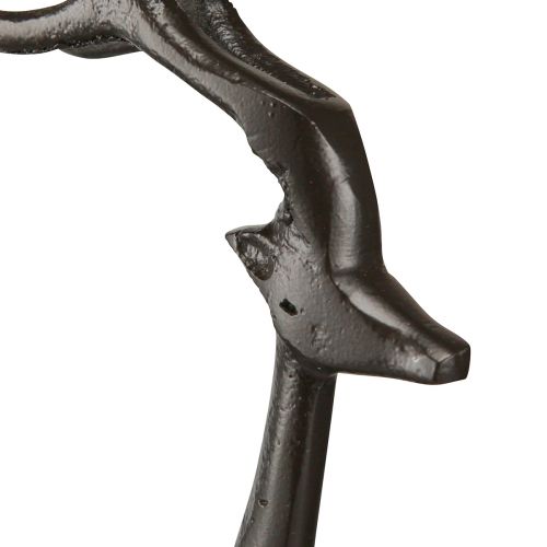 Floristik24 Porokoriste metalli Joulu ruskeana 17x8x38,5cm