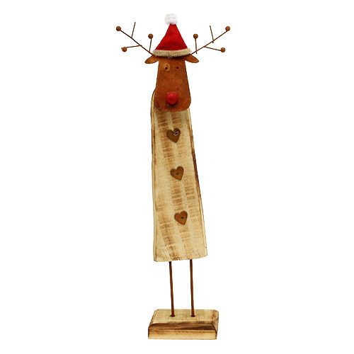 Floristik24 Poro lippalakki Wood Nature 32cm