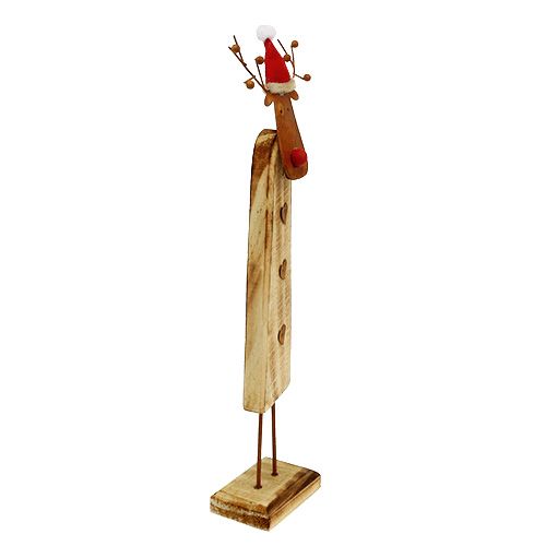 Floristik24 Poro lippalakki Wood Nature 32cm