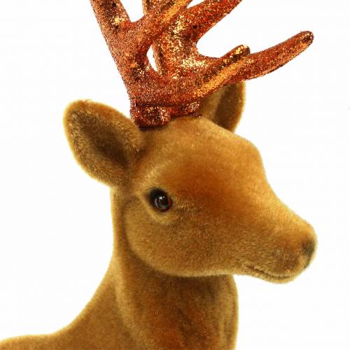 Floristik24 Poroparvettu curry, kupari 40cm