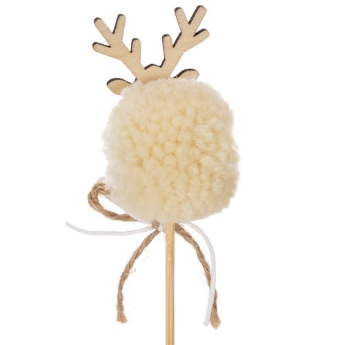 Koristeellinen porohahmo pom pom joulutapit 24 cm 12 kpl | Floristik24.fi