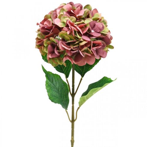 Hortensia keinopintainen, bordeaux tekokukka iso 80cm