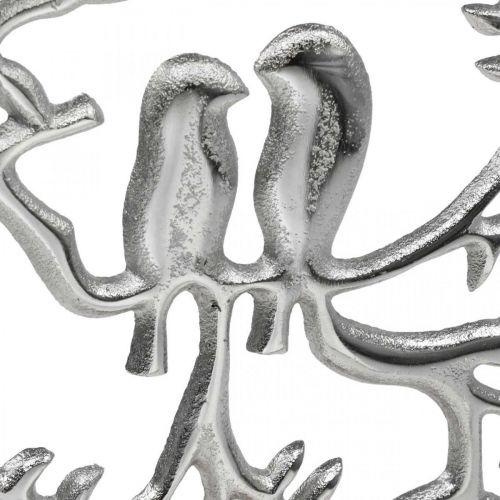 kohteita Pöytäkoristejousi, koristesormus lintu deco hopea H37,5cm