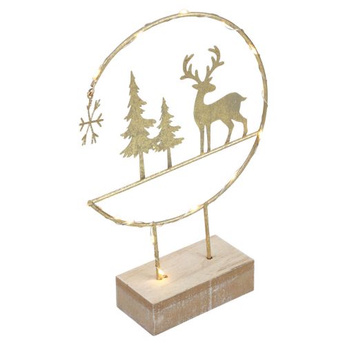 Joulukoristeita LED-koristeita peurakoristeita paristokäyttöinen H29cm