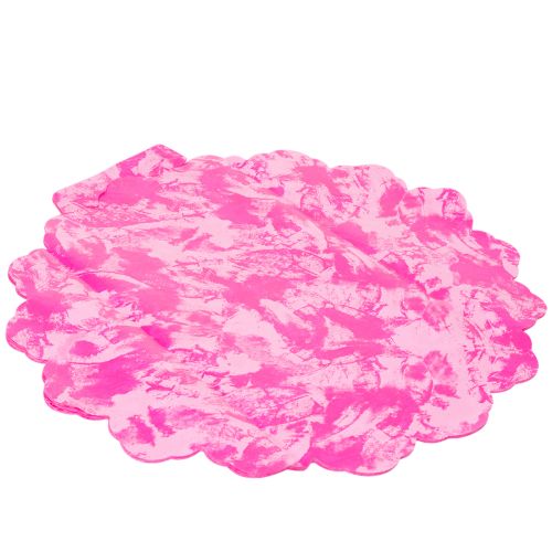 Vaaleanpunainen Rondella-kukkapanta kimppuihin, 48cm
