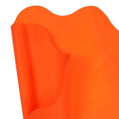 Floristik24 Rondella-mansetti oranssi raidallinen Ø60cm 50p
