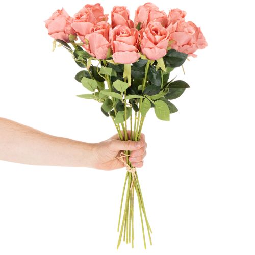 Tekoruusuja kimpussa, pitkä varsi 62 cm, 12 kpl | Floristik24.fi