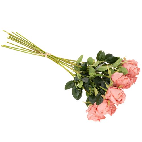 Tekoruusuja kimpussa, pitkä varsi 62 cm, 12 kpl | Floristik24.fi
