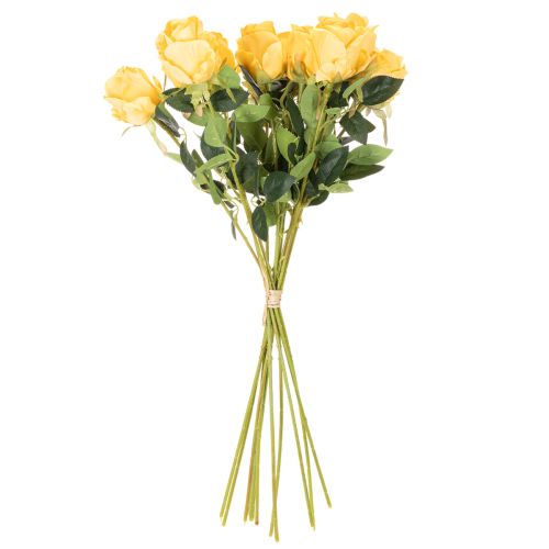 Tekoruusu pitkällä varrella, tekokukka, 62 cm, 12 kpl | Floristik24.fi