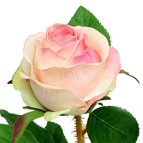 kohteita Keinotekoinen ruusu-vaaleanpunainen Ø9cm L45cm 1kpl