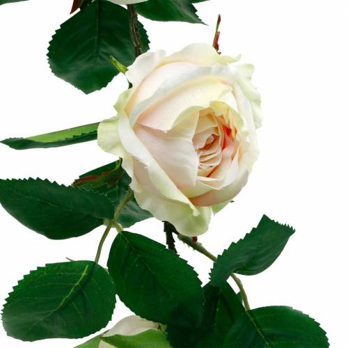 kohteita Romanttinen Rose Garland Silkkikukka Keinotekoinen ruusuköynnös 160cm
